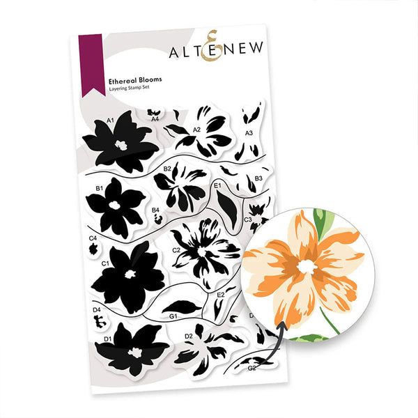 Altenew Clear Stamps Ethereal Blooms