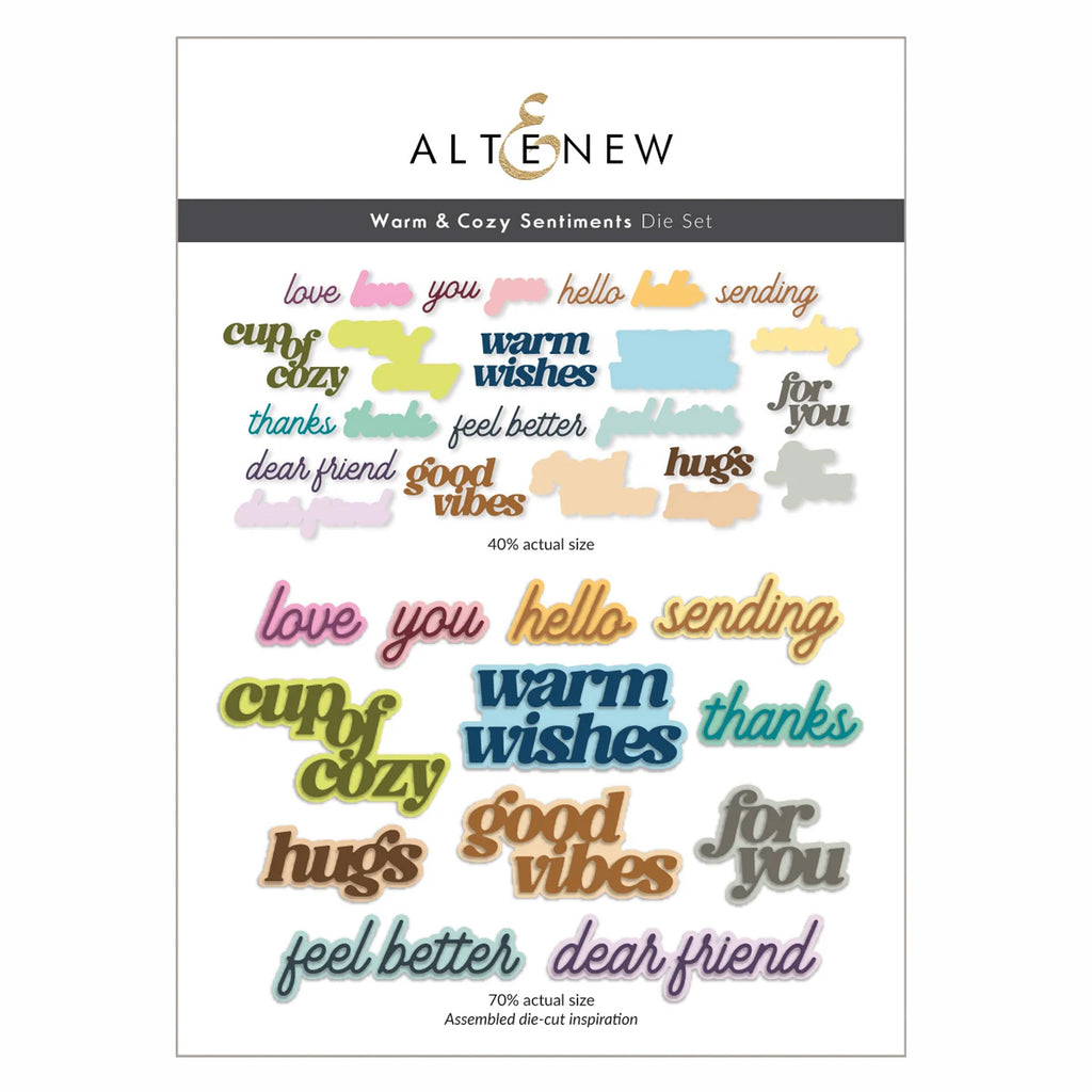 Altenew Dies Warm & Cozy Sentiments