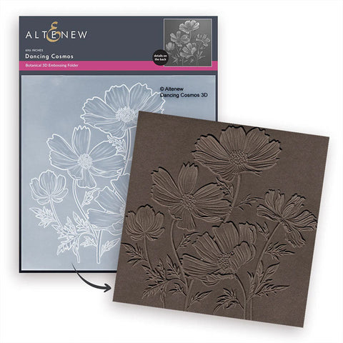 Altenew Embossing Folder Dancing Cosmos