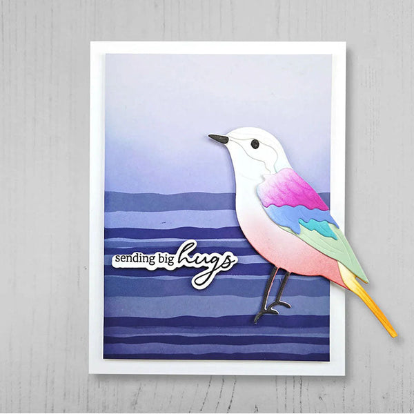 Altenew Stencil Watercolor Plaid