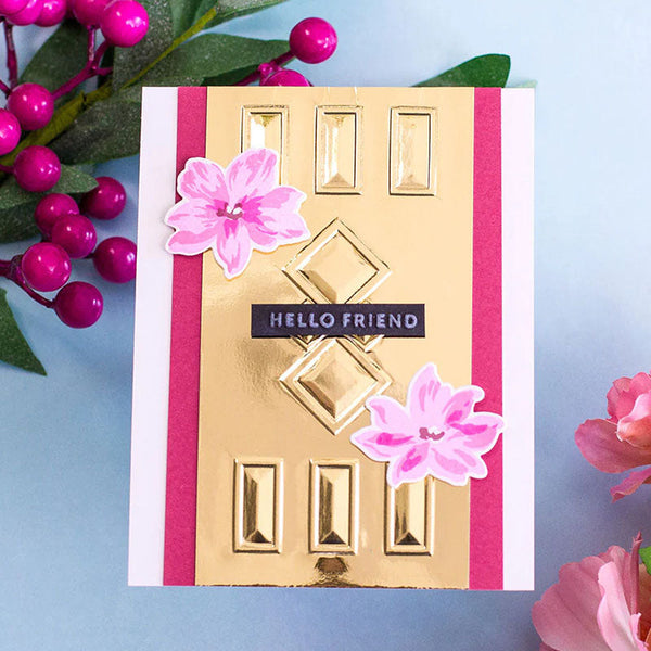 Altenew Embossing Folder Regal Facet