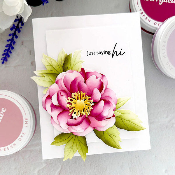 Altenew Dies Craft A Flower Coral Charm Peony