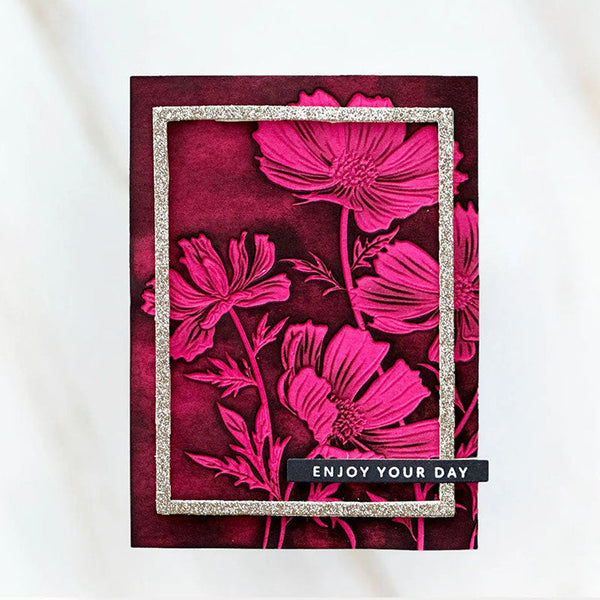 Altenew Stencil Dancing Cosmos