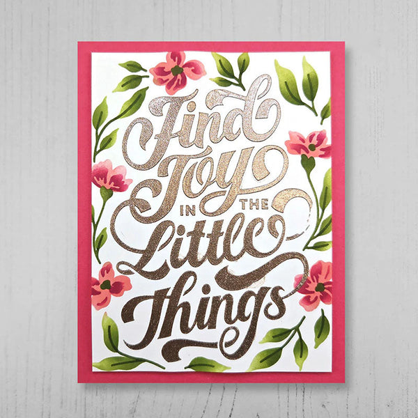 Altenew Stencil Find Joy