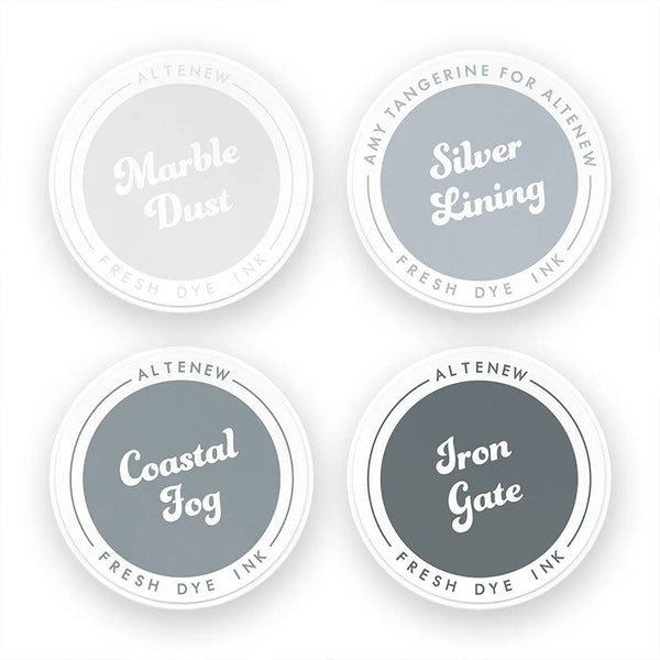 Altenew 4pc Fresh Dye Ink Chasing Shadows