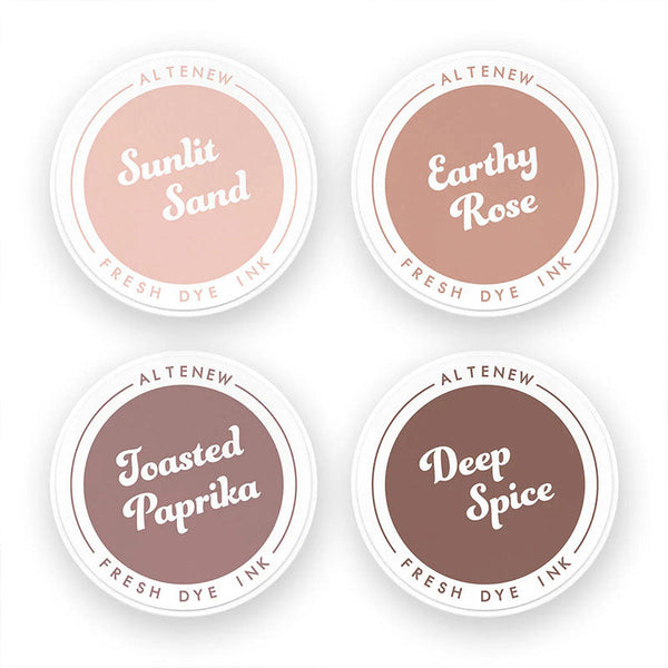 Altenew 4pc Fresh Dye Ink Earthy Embrace