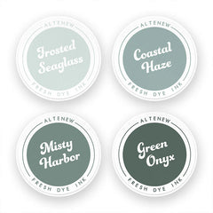 Altenew 4pc Fresh Dye Ink Coastal Mist