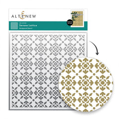 Altenew Stencil Serene Lattice