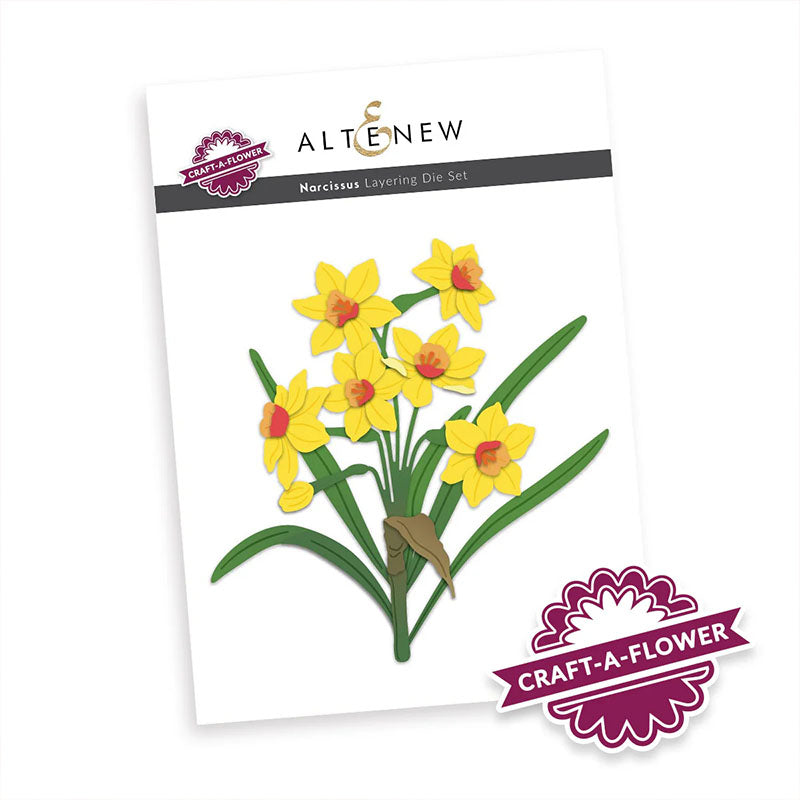 Altenew Dies Craft-A-Flower: Narcissus Layering