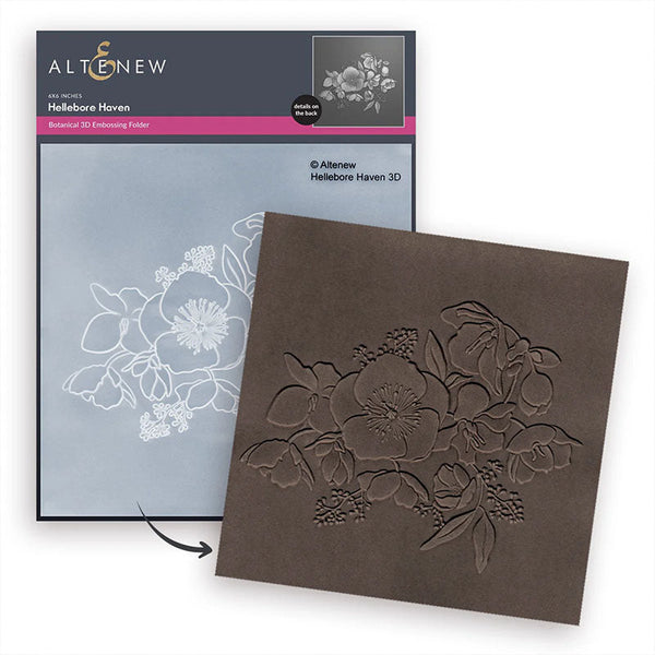Altenew Embossing Folder Hellebore Haven