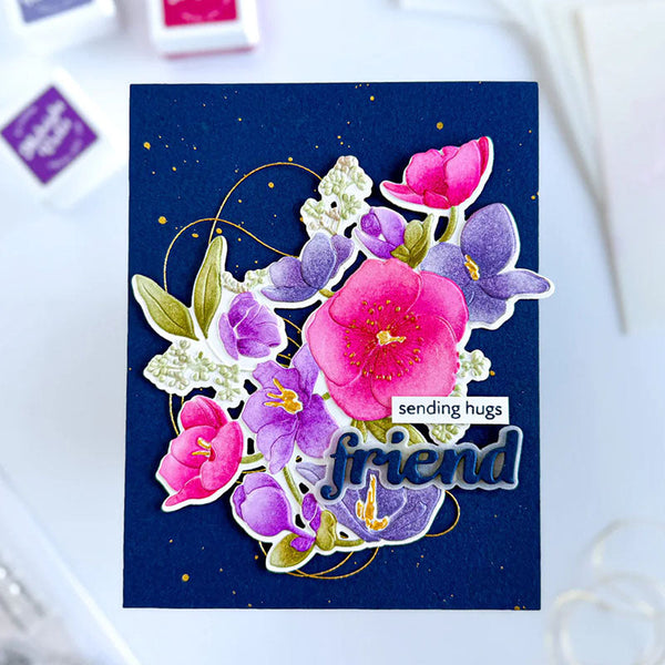 Altenew Embossing Folder Hellebore Haven