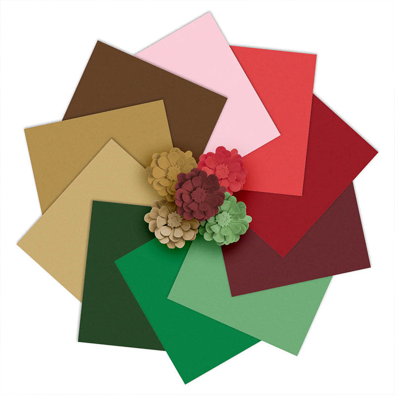 Altenew Cardstock 8.5x11 10pc Festive Florals Assorted