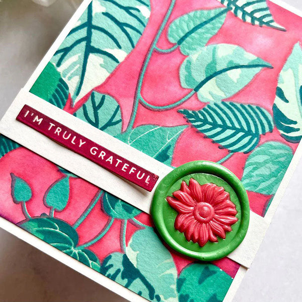 Altenew Wax Seal Sunflower