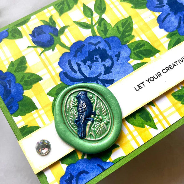 Altenew Wax Seal Stamp Berrywood Bird