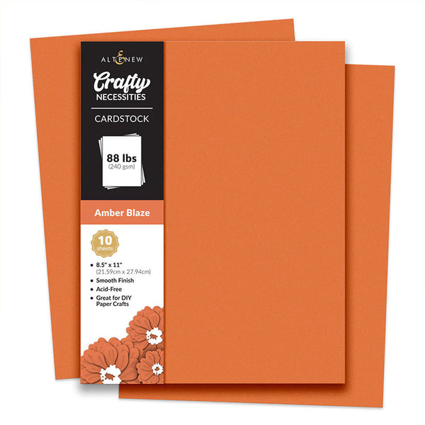 Altenew Cardstock 8.5x11 Amber Blaze