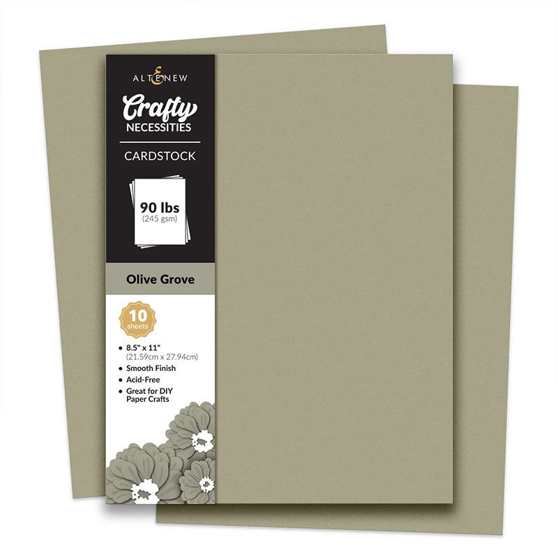 Altenew Cardstock 8.5x11 Olive Grove
