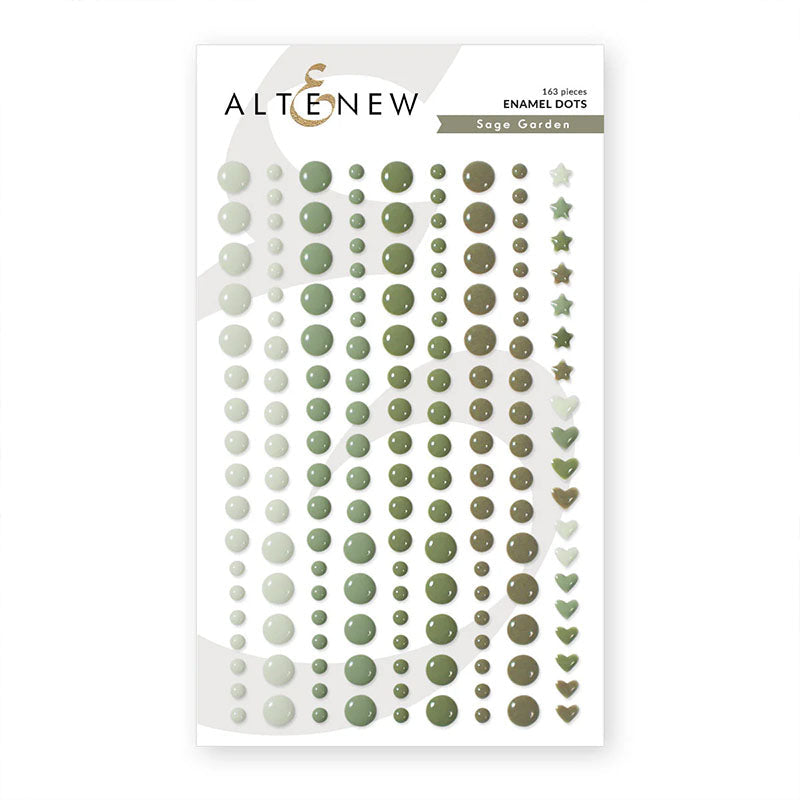 Altenew Enamel Dots Sage Garden