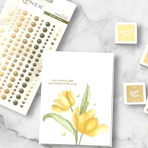 Altenew Enamel Dots Earth Tones