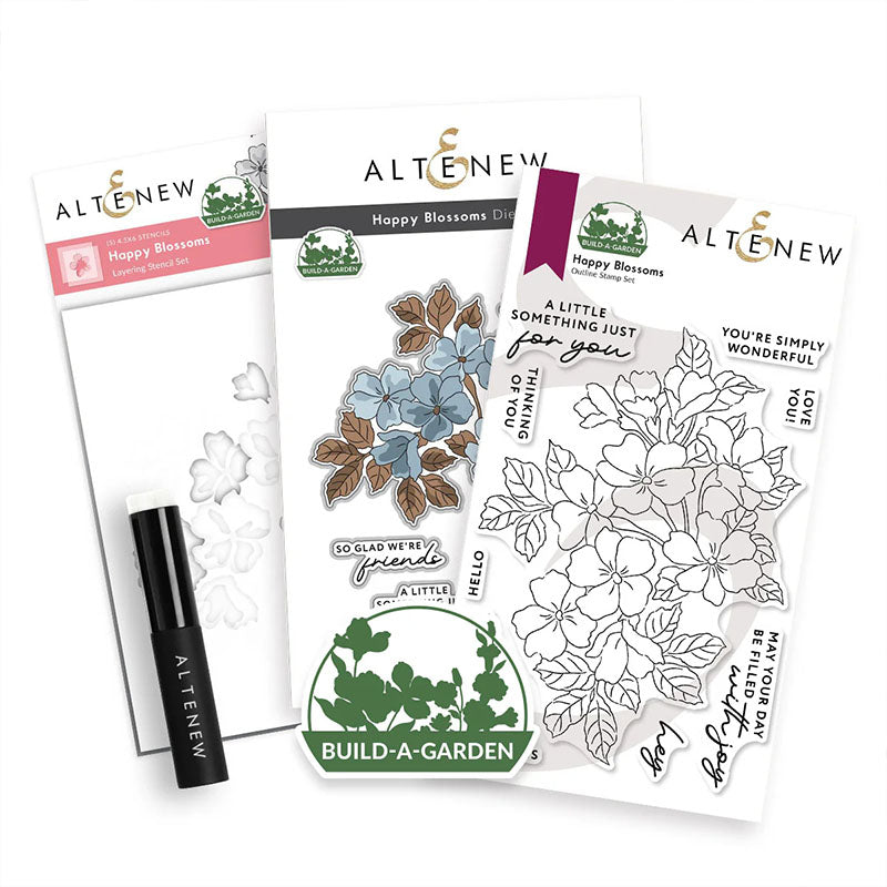 Altenew 3pc Build-A-Garden: Happy Blossoms