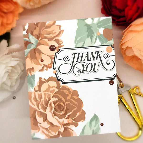 Altenew 7pc Stencil Majestic Roses