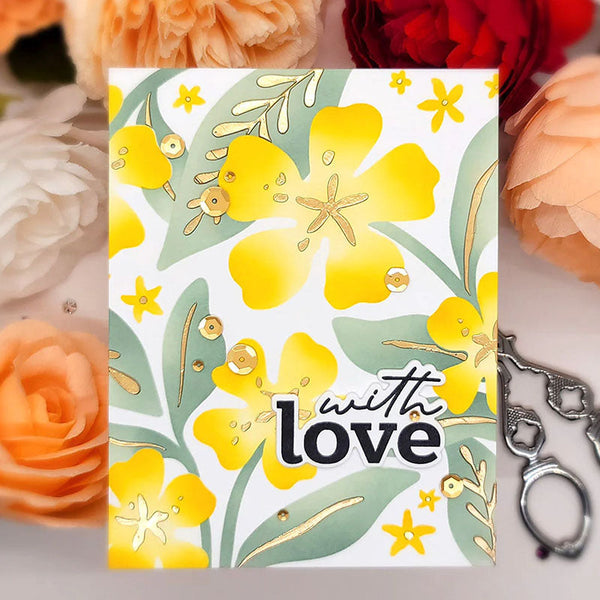 Altenew Stencil Joyful Garden