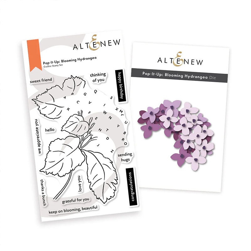 Altenew Stamps & Dies Pop-It-Up: Blooming Hydrangea