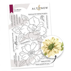 Altenew Clear Stamps Twin Blooms