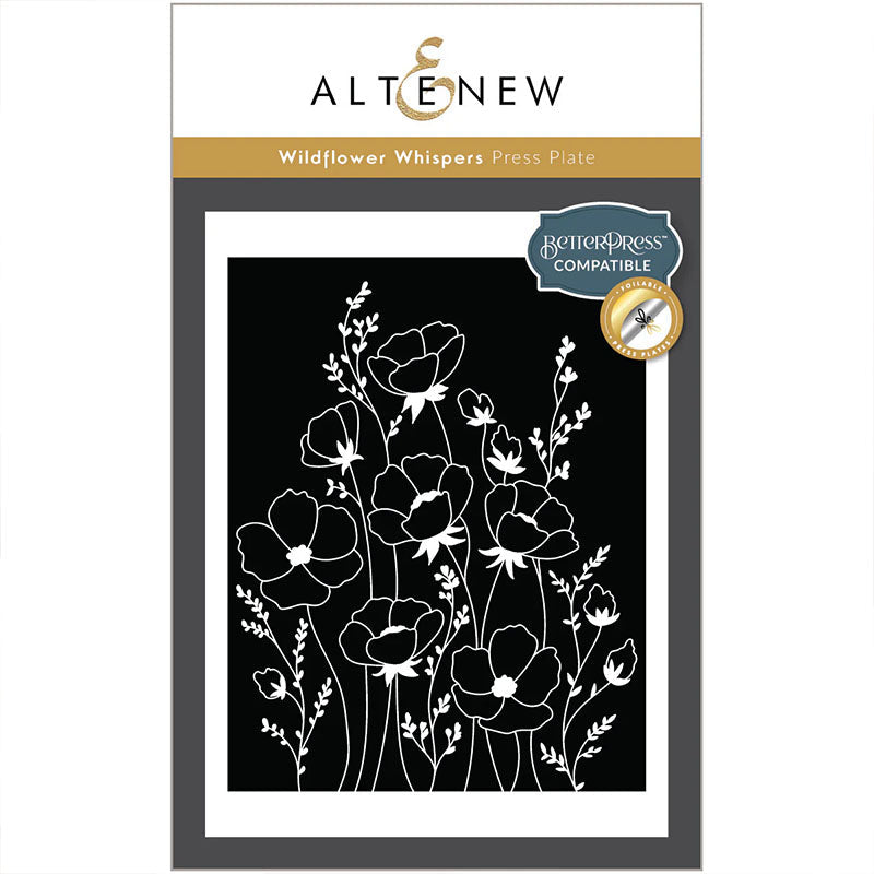 Altenew Press Plates Wildflower Whispers