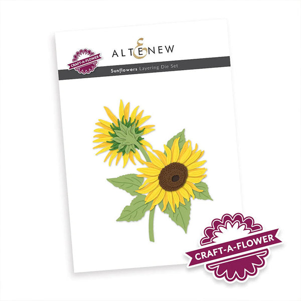 Altenew Dies Craft-A-Flower: Sunflowers Layering