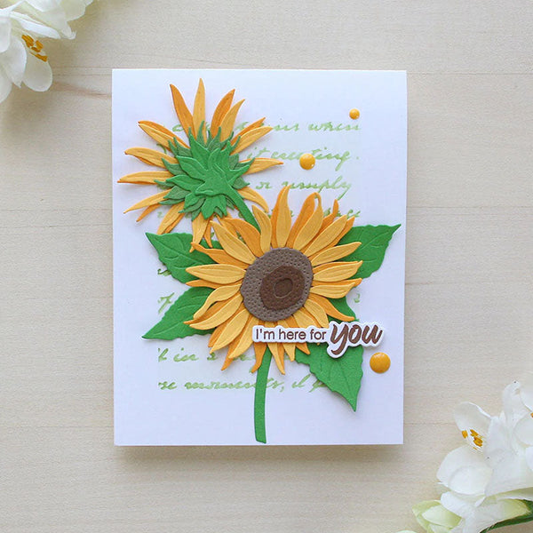 Altenew Dies Craft-A-Flower: Sunflowers Layering