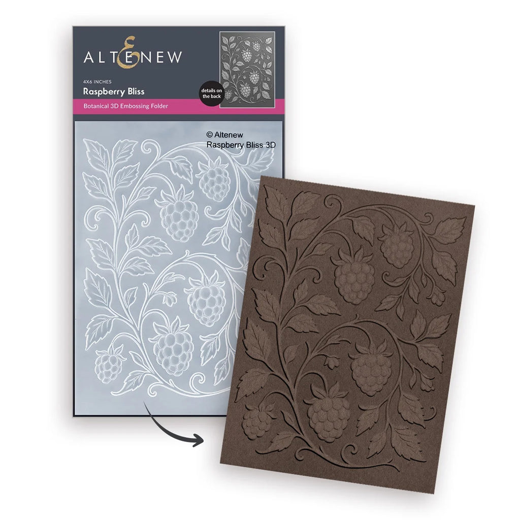 Altenew Embossing Folder Raspberry Bliss