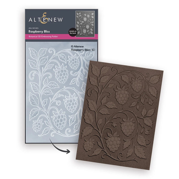 Altenew Embossing Folder Raspberry Bliss