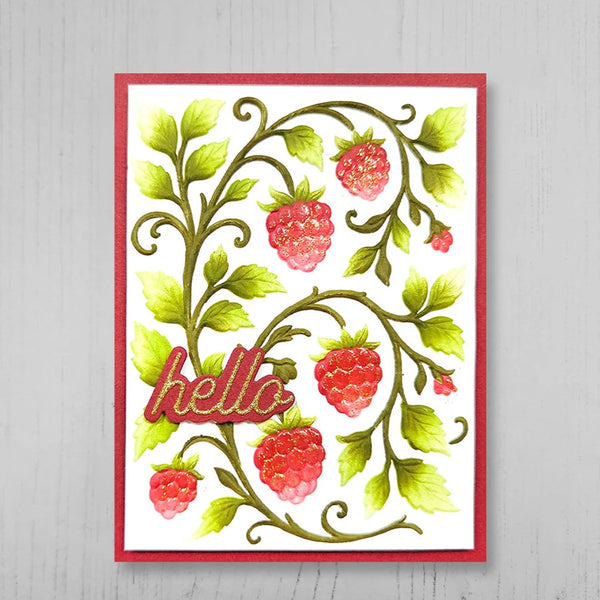 Altenew Embossing Folder Raspberry Bliss