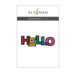 Altenew Dies Outlined Hello