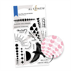 Altenew Clear Stamps Geo Play Wreath Builder