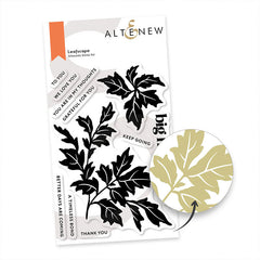Altenew Clear Stamps Leafscape