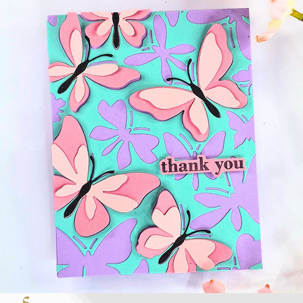 Altenew Dies Creative Cuts: Zero-Waste Fluttering Fantasies