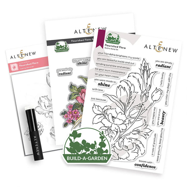Altenew 2pc Build-A-Garden: Flourished Flora