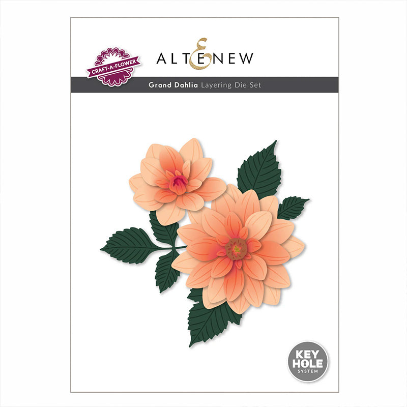 Altenew Dies Craft-A-Flower: Grand Dahlia Layering