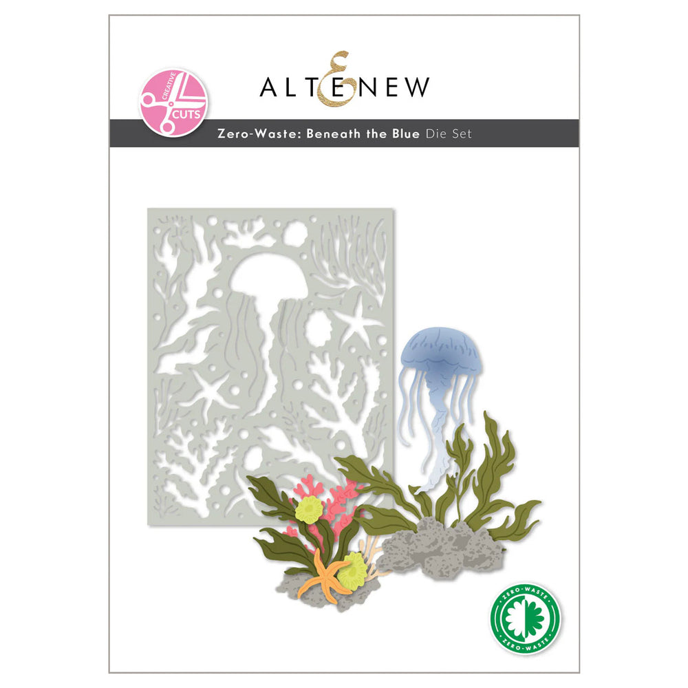 Altenew Dies Zero-Waste Beneath the Blue