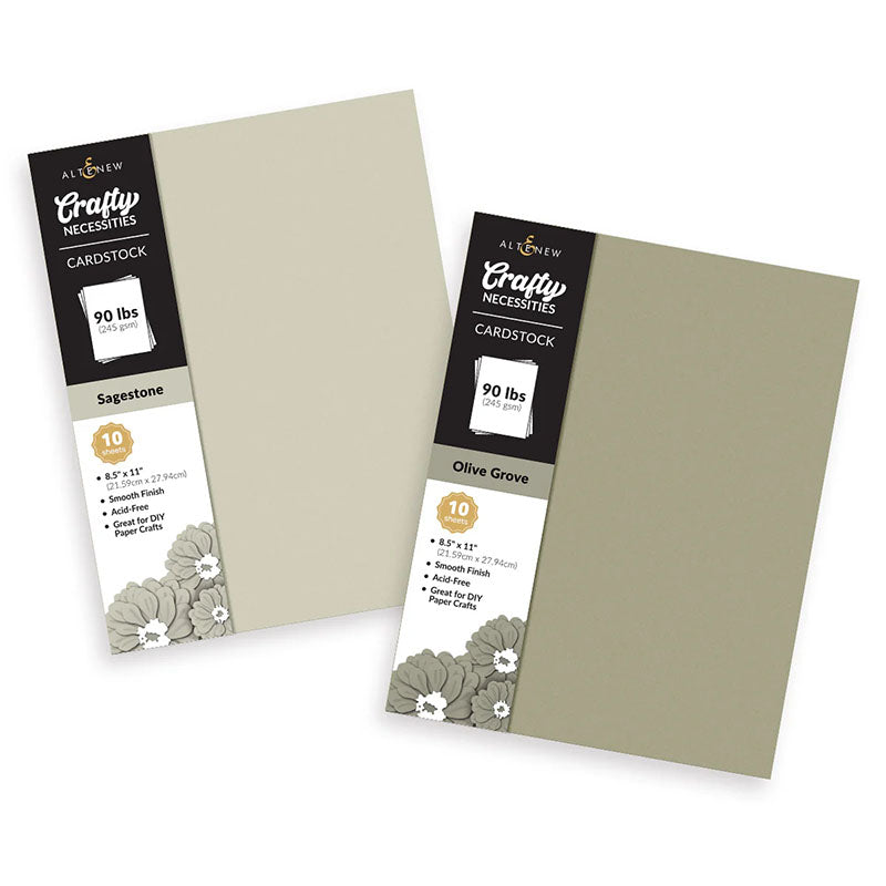 Altenew Cardstock 2pc 8.5x11 Sage Garden