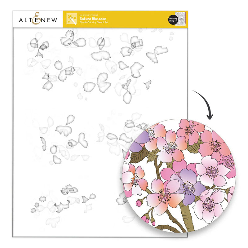 Altenew Embossing Folder Sakura Blossoms