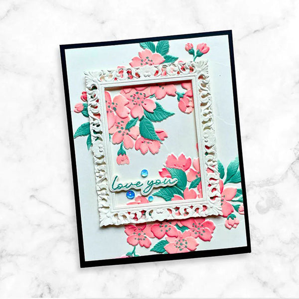 Altenew Embossing Folder Sakura Blossoms