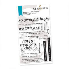 Altenew Clear Stamps Wholehearted Sentiments: Mother’s Day Edition