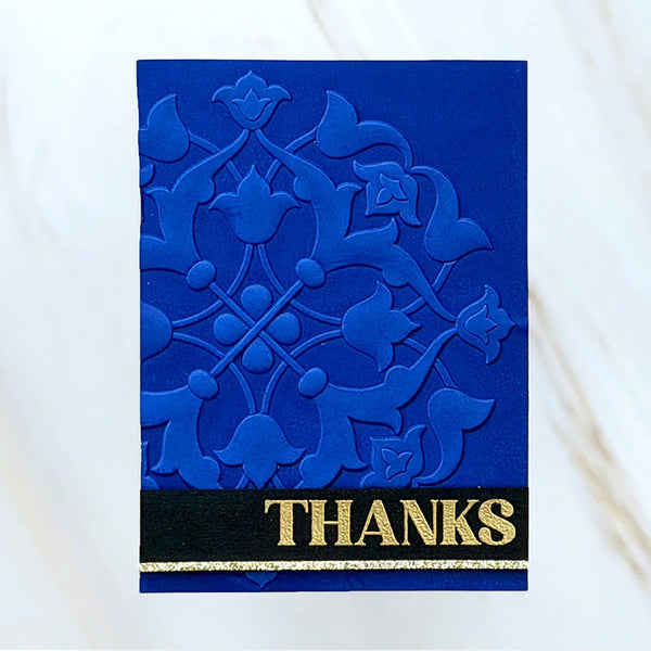 Altenew Embossing Folder Arabesque Medallion