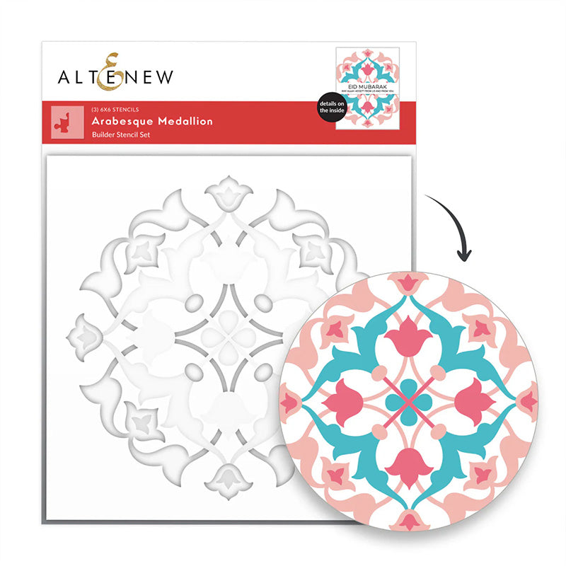Altenew Stencil Arabesque Medallion Builder
