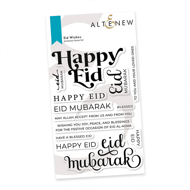 Altenew Clear Stamps Eid Wishes