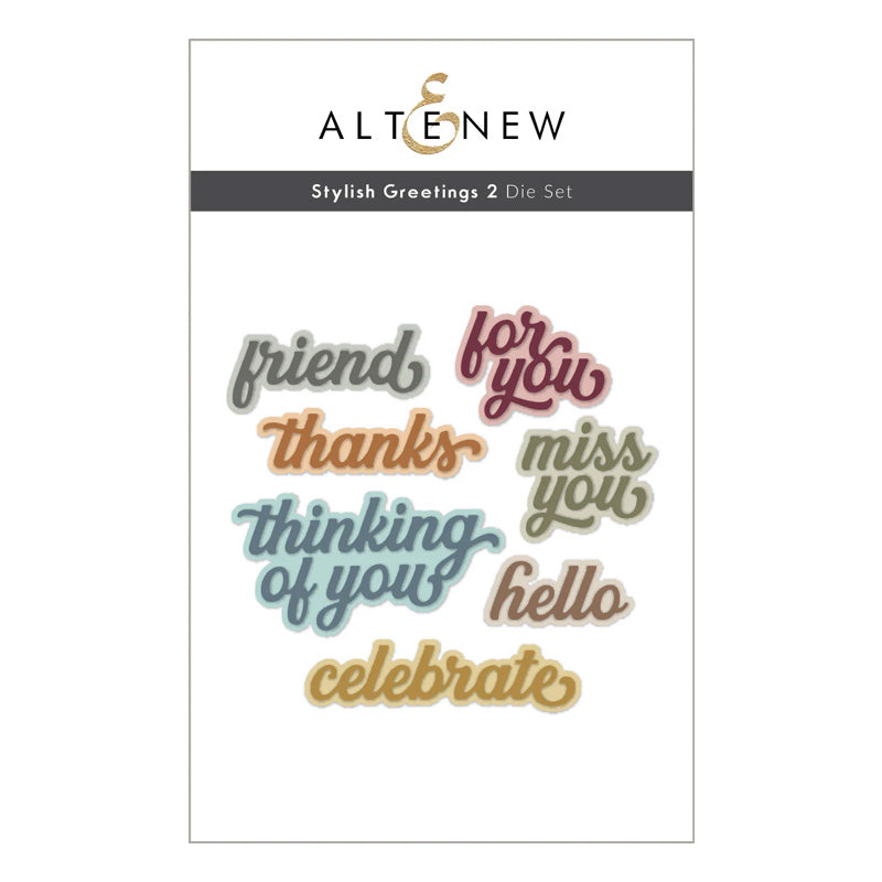 Altenew Dies Stylish Greetings 2