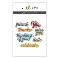 Altenew Dies Stylish Greetings 2
