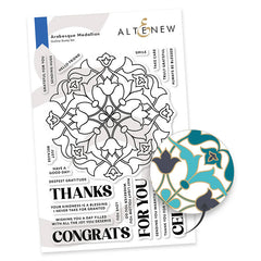 Altenew Clear Stamp Arabesque Medallion